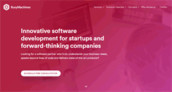 Desktop Screenshot of busymachines.com