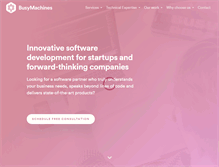 Tablet Screenshot of busymachines.com